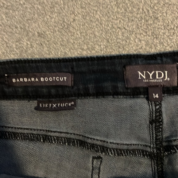 NYDJ dark wash Barbara bootcut jean size 14 - Picture 2 of 4